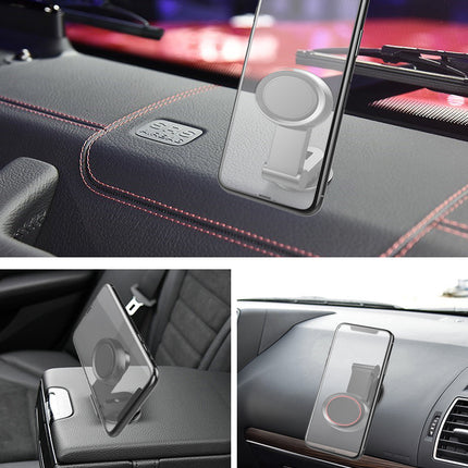 360 Degree Rotating Desktop Folding Magnetic Car Navigation Mobile Phone Holder Car Dashboard Support Frame Auto Accessories
