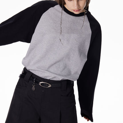 Stick Cloth Embroidered Shoulder Sleeve Casual Loose Unisex Top