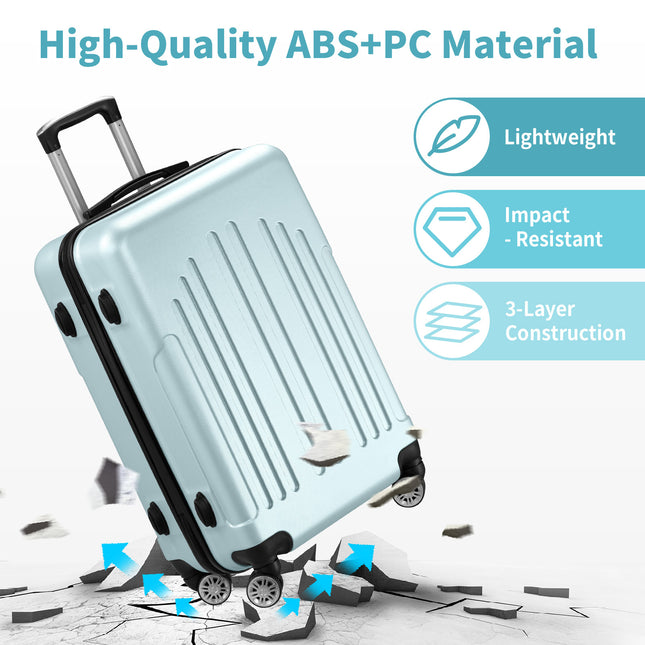 Three In One ABS PC Suitcase 20in 24in 28in Suitcase