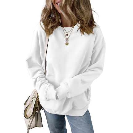 European And American Loose Oversize Laid-back Long Sleeve Sweater Women
