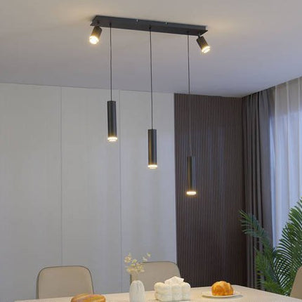 Angelina 5 - Light Cylinder Kitchen Island Pendant No Bulb