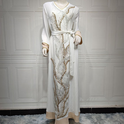 Muslim Robe Sequin Embroider Fashion