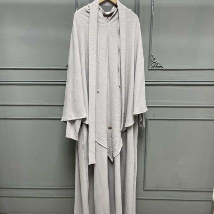 Two-piece Headscarf Suit Muslim Long Dress