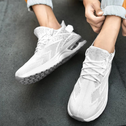 Sports Casual Shoes Flying Woven Breathable Shoes Running Shoes