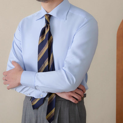 Italian Windsor Collar Tong Qin Ironing Free Long Sleeves Shirt