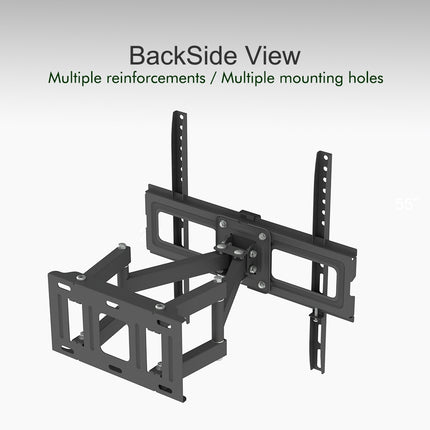 TMDS-105 Up And Down Angle 10 Degrees, Left And Right Angle 30 Degrees, Wall Mounted TV Stand 40kg