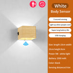 Applique murale LED rechargeable pour chambre, design moderne, lumière douce et écologique, par eprolo.