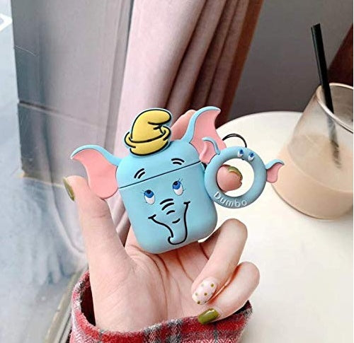 Cute cartoon baby elephant earphone set