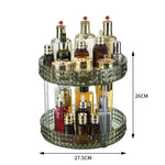 Étagère de rangement rotative pour cosmétiques eprolo, support de stockage pratique avec plusieurs niveaux.