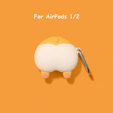 Compatible with Apple, Cute Corgi Sexy Ass AirPods Earphone Case