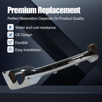 Front Bumper For 16-19 Chevy Silverado 1500 W Sensor Holes