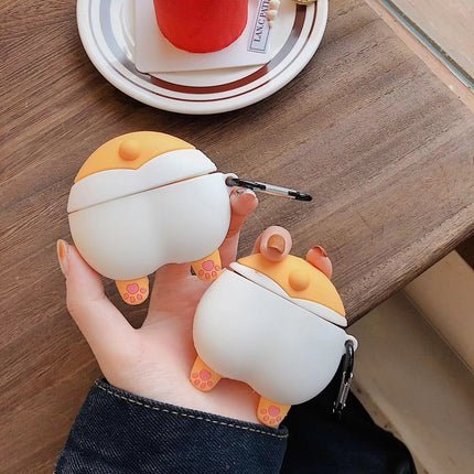 Compatible with Apple, Cute Corgi Sexy Ass AirPods Earphone Case