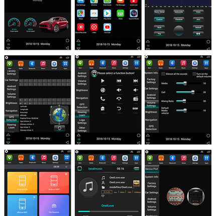 Vertical Screen Android Smart Navigator Large Screen