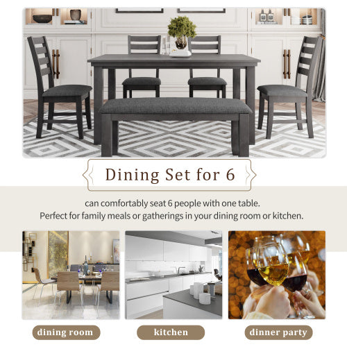 6-piece Dining Table Set