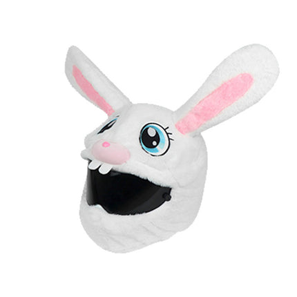 Decorative Rabbit Head Hat Protective Cover Warm Plush