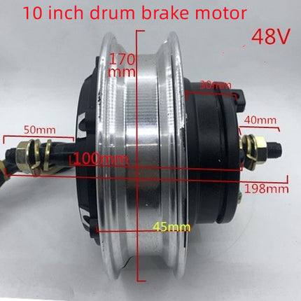 Electric Scooter 36V48V350W10 Inch Disc Brake Motor