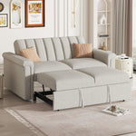 Canapé convertible U_STYLE eprolo avec coussin doux, pouvant accueillir deux personnes pour s'asseoir ou se coucher.