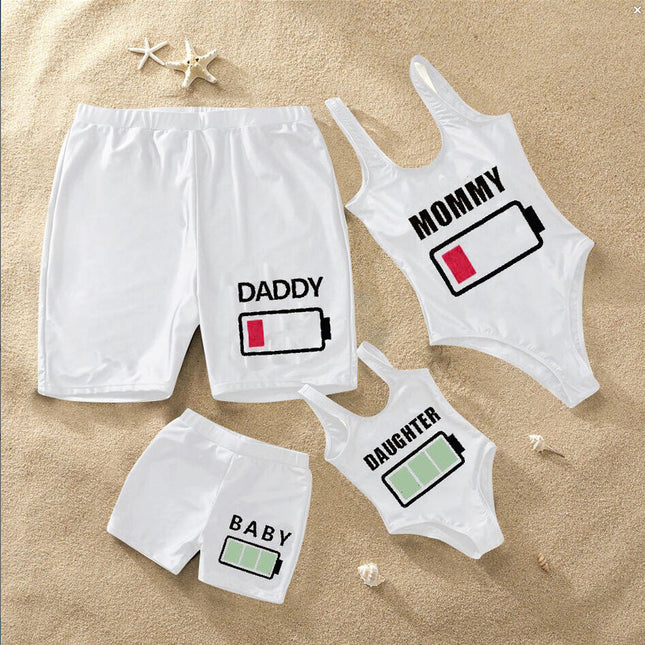 Mother and child swimwear