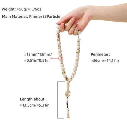 Muslim 33 1313 Arab Classic Star Moon Islamic Rosary Bracelet Bracelet