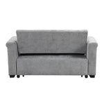 Canapé convertible U_STYLE avec coussin doux, sofa pour deux personnes, pouvant se transformer en lit, par eprolo