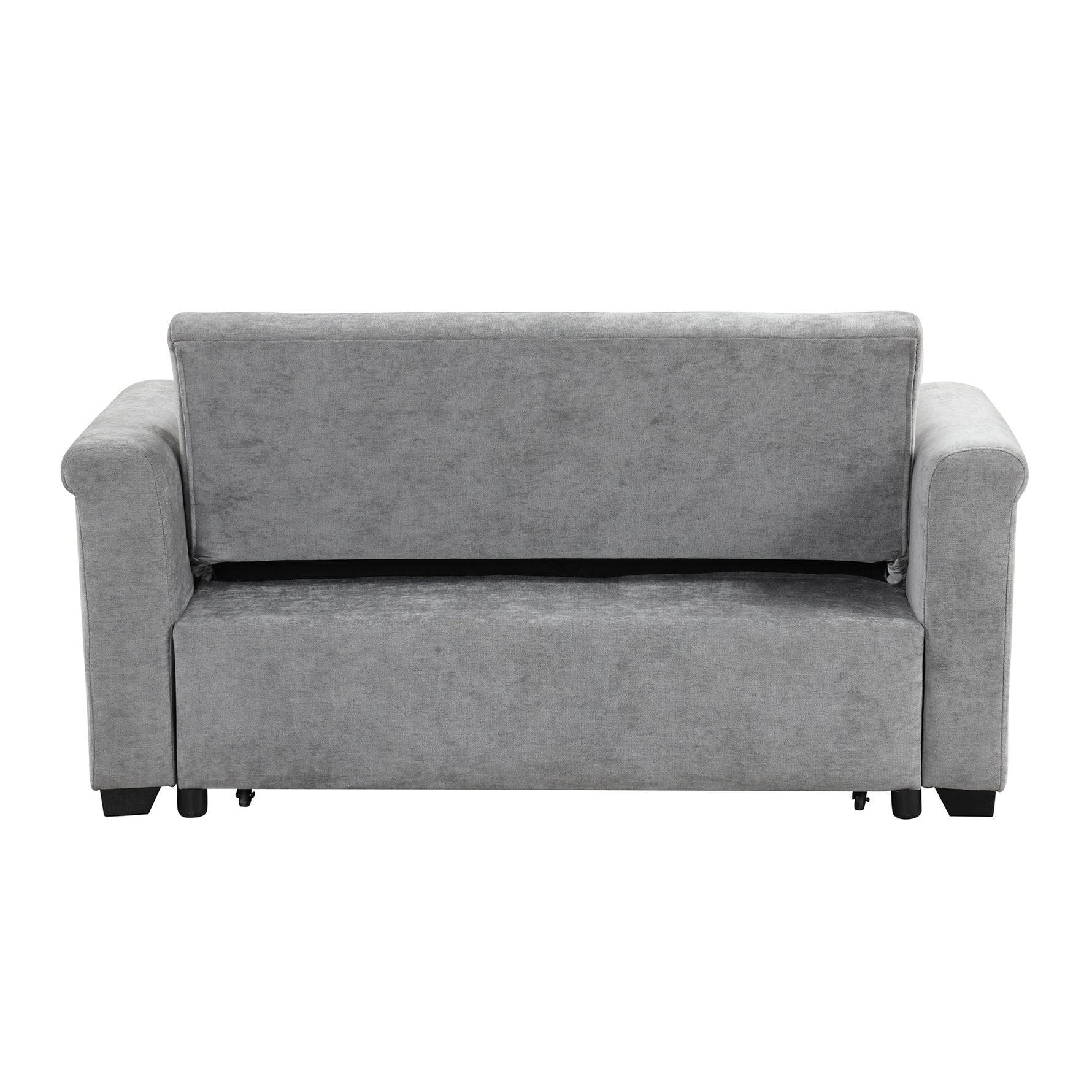 Canapé convertible U_STYLE avec coussin doux, sofa pour deux personnes, pouvant se transformer en lit, par eprolo