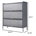 Étagère de rangement pour cuisine eprolo avec trois niveaux pour stockage en cuisine, en bois ou métal, organisée et pratique