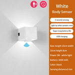 Applique murale LED rechargeable pour chambre, lampe eprolo, lumière moderne et économique pour espace intérieur.