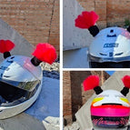 Red braids to the sky