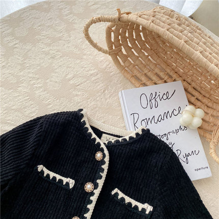 Fashion Little Fragrant Style Girls Jacket