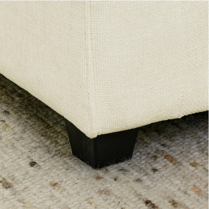 3-Piece Chenille Fabric Upholstered Living Room Furniture Set, Including 3-Seater Sofa AndV2 Loveseat Sofa With Seat And Back Cushion Beige White