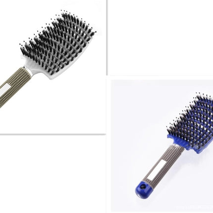 Hairbrush Anti Klit Brushy Haarborstel Women Detangler Hair Brush Bristle Nylon Scalp Massage  Teaser Hair Brush Comb - Novah