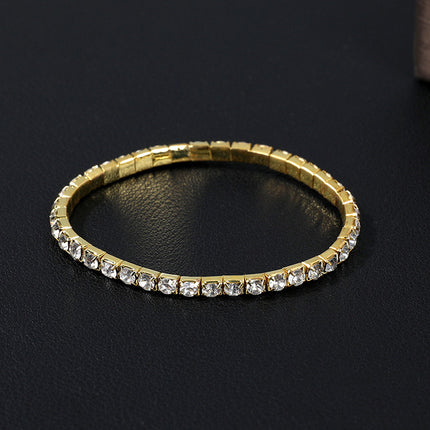 Women's Full Diamond Single Row All-match Bracelet