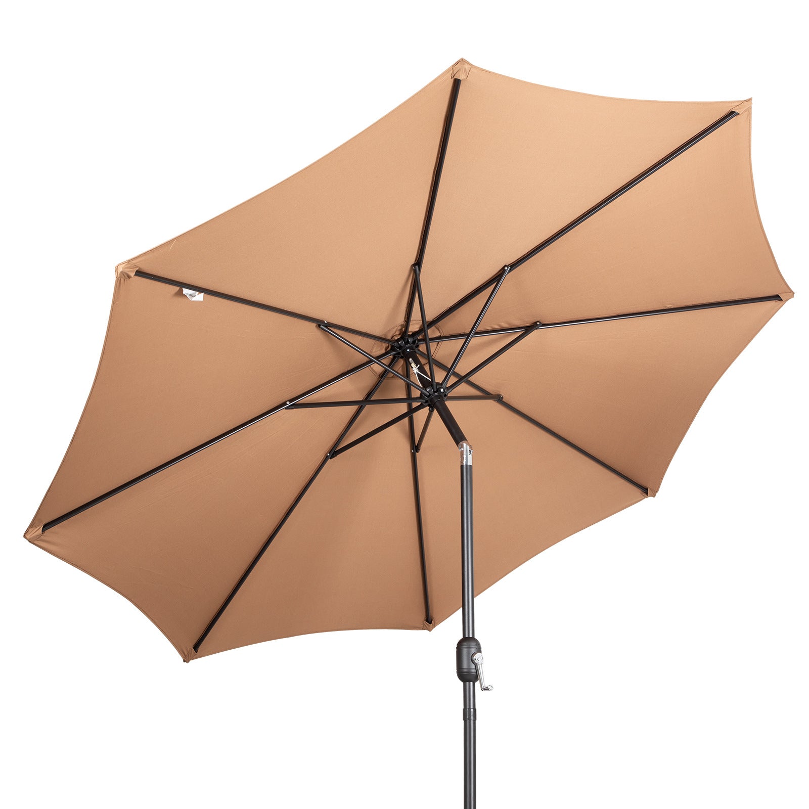 Parasol extérieur Novah pour cour intérieure, ombrage de jardin, structure en métal et tissu résistants, idéal pour espace détente.