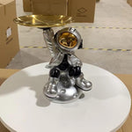 Ornement de cabinet à vin scandinave créatif en forme d'astronaute pour salon, meuble TV ou entrée, décoration intérieure élégante.