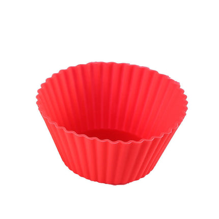 Silicone Muffin Cup High Temperature Reusable Cake Grinding Tool Baking Household Rice Hair Cake Mold
