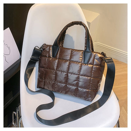 Large Capacity Women's Shoulder Crossbody Cotton Jacket Bag