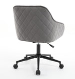 Chaise de bureau en velours eprolo, fauteuil moderne avec roulettes pour bureau, salon ou chambre, assise élégante et confortable