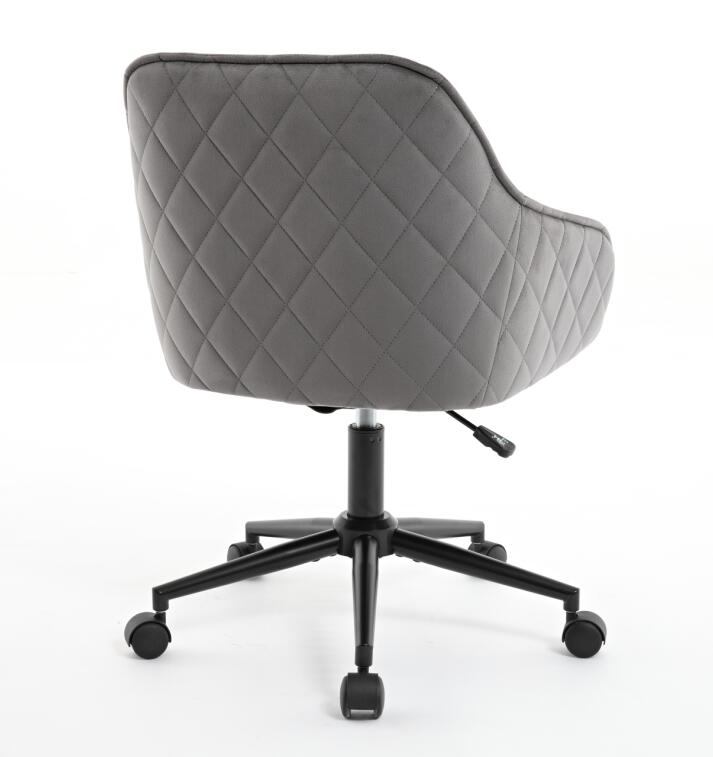 Chaise de bureau en velours eprolo, fauteuil moderne avec roulettes pour bureau, salon ou chambre, assise élégante et confortable