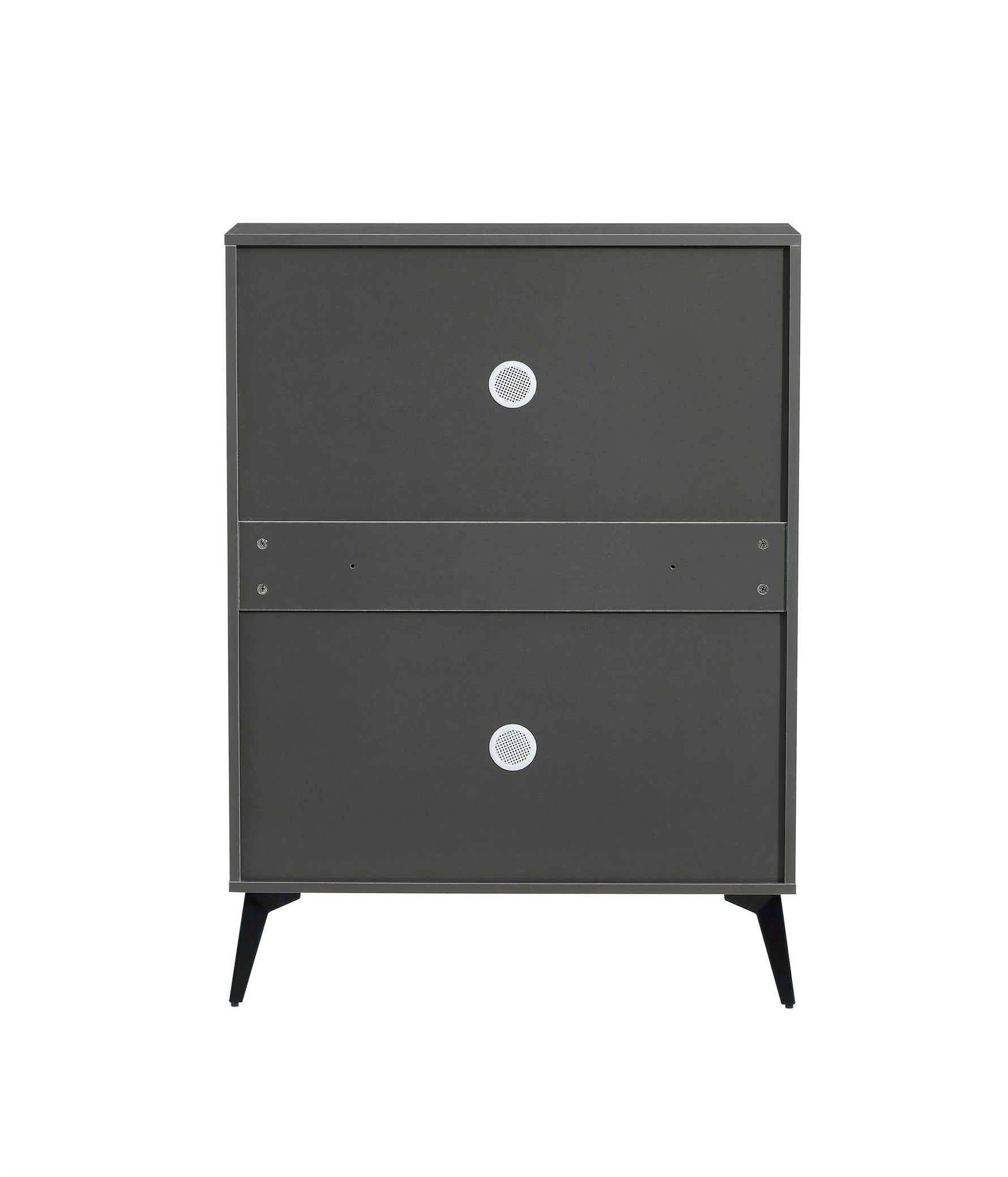 Meuble à chaussures gris eprolo avec étagères de rangement pour chaussures et organisation pratique.