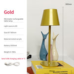 Lampe de table LED eprolo pour hôtel, design créatif en métal avec USB, protection des yeux et éclairage d'ambiance.