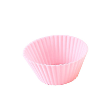 Silicone Muffin Cup High Temperature Reusable Cake Grinding Tool Baking Household Rice Hair Cake Mold