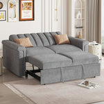 Canapé convertible en coussin souple U_STYLE eprolo, pour deux personnes, en position assise ou de couchage.