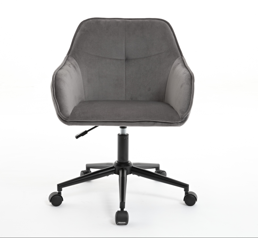 Chaise de bureau en velours eprolo avec roulettes, siège moderne pour bureau, salon ou chambre, design élégant et confortable