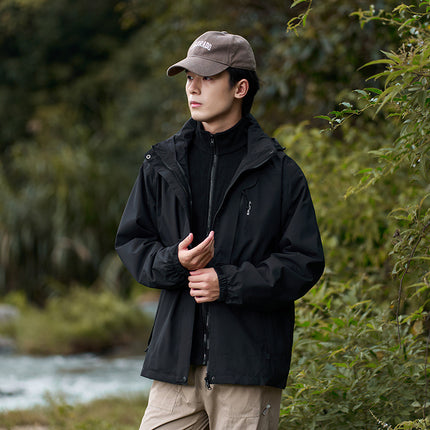 Breathable Mountaineering Suit Stitching Trendy Coat