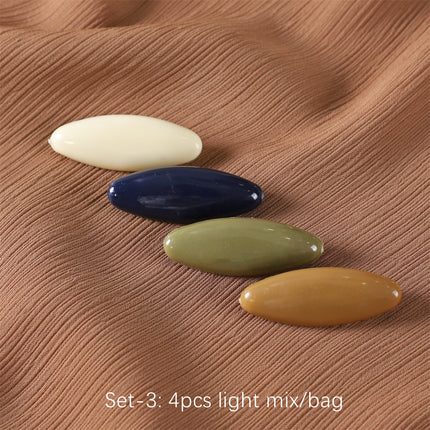 Oval Needle Color Muslim Headscarf Needle Scarf