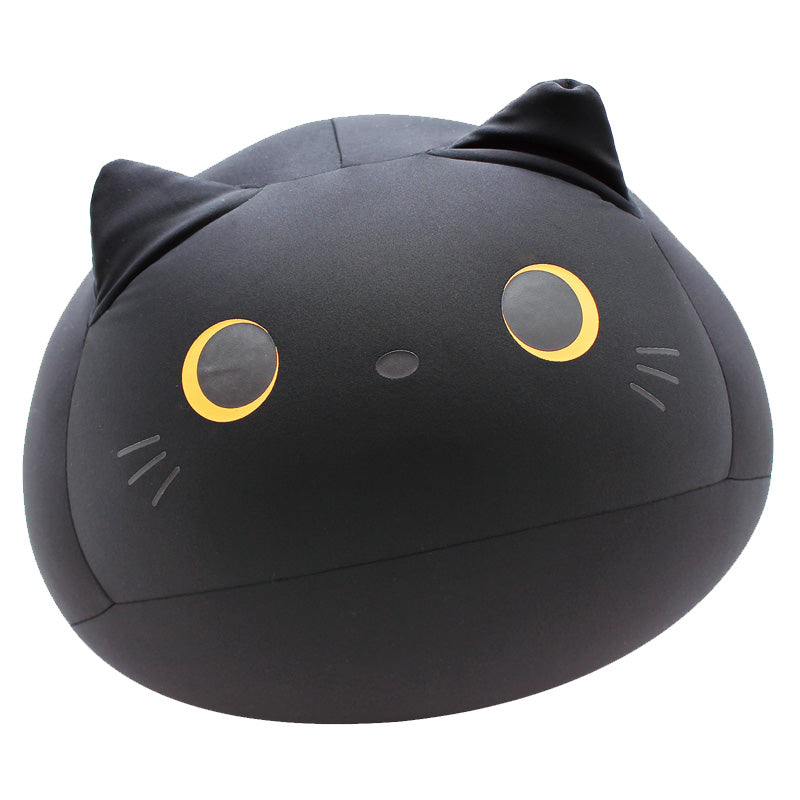 Coussin pour canapé en forme de chat mignon, oreiller animal en peluche de la marque Novah, pour décoration ou confort.