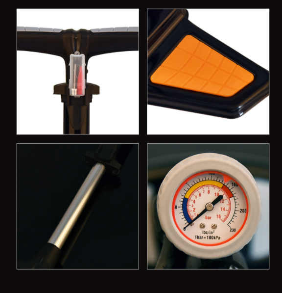 High pressure air cylinder for motorcycles - Novah