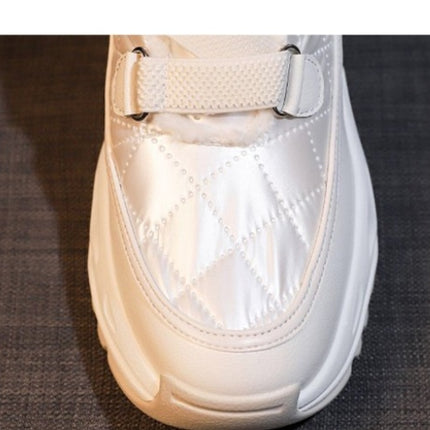 Velvet And Thick Matching Martin Ankle Boots