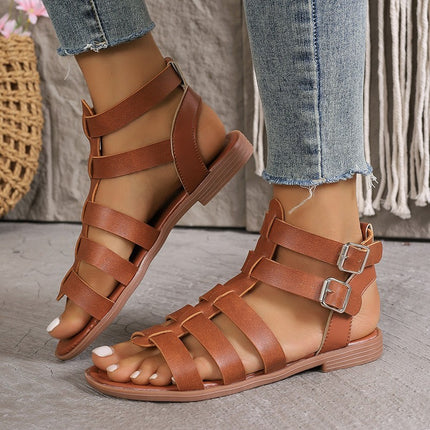 Women's Casual Thick Heel Non-slip Hollow Sandals