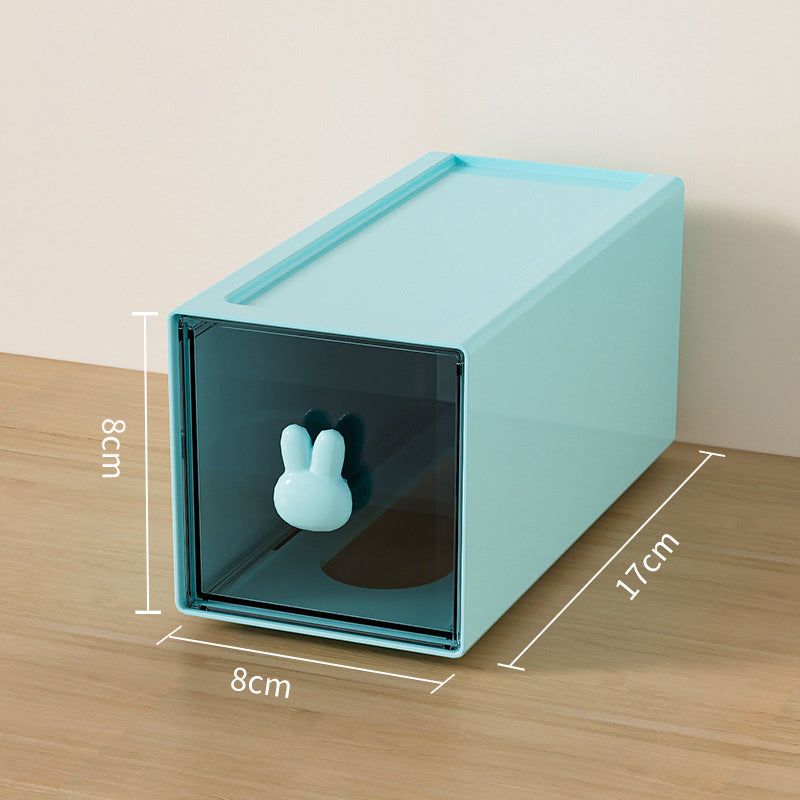 Boîte de rangement en plastique eprolo à grande capacité avec tiroirs pour bureau, organisation et stockage pratique.